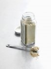 Jar of dried spices — Stock Photo