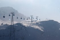 Ascenseur de gondole à Davos — Photo de stock