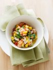 Bowl of seafood ceviche — Stock Photo