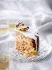 Glazed pineapple cake — Stock Photo