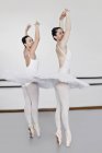 Women in ballet costumes dancing — Stock Photo