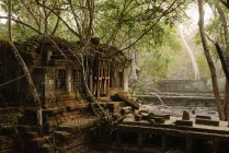 Вид на руины, Бенг Мемба, Ко Кер, Камбодия — стоковое фото