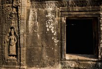 Вікна храму Banteay Kdei — стокове фото