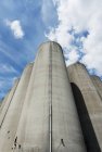 Disused silos for storing agricultural food — Stock Photo