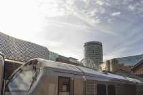 View of the bullring from Birmingham Moor Street train station, West Midlands, UK — Stock Photo