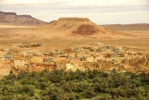 Lehmhäuser, Casbah ait bujan, Todra-Schlucht, dades-Tal, Marokko — Stockfoto