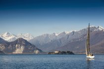 Lake Maggiore and Isola Madre, Novara, Italy — Stock Photo