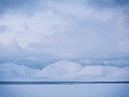 Invierno océano paisaje - foto de stock