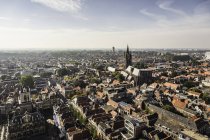 Vista aérea desde Nueva Iglesia, Delft, Países Bajos - foto de stock