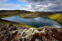 Malerischer Blick auf veidivotn See, Hochland von Island — Stockfoto