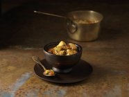 Bol de soupe de bouillabaisse — Photo de stock