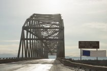 Alaska native veterans honor bridge, Homer, Alaska — Stock Photo