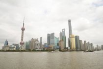 Pudong skyline, Shanghai, China — Stock Photo