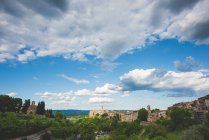 Distant view of Colle di Val d'Elsa, Siena, Italy — Stock Photo