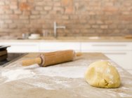 Dough for baking cookies on table — Stock Photo