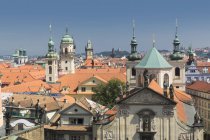 Вид с воздуха на Старый город, Прага, Чехия — стоковое фото
