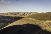 Paisagem na cratera Ubehebe no Parque Nacional do Vale da Morte, Califórnia, EUA — Fotografia de Stock