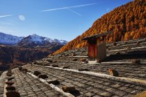 Vista panorâmica, Schnalstal, Tirol do Sul, Itália — Fotografia de Stock