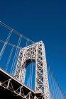 Мост Джорджа Вашингтона, Манхэттен, Нью-Йорк, США — стоковое фото