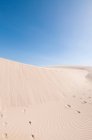 Dunes de sable dans le désert — Photo de stock