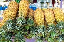 Ripe Pineapples for sale — Stock Photo