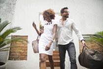 Couple going on holiday, travel concept — Stock Photo