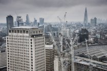 Cityscape of London, showing The Shard in the background, London, England — Stock Photo