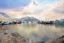 Picturesque view of boats — Stock Photo