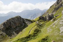 Vista panorámica de Schanfigg, Graubuenden, Suiza - foto de stock