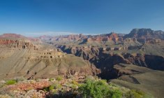 Scenic view of grand canyon in bright sunlight — Stock Photo