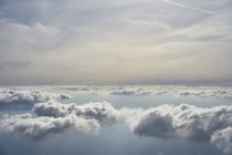 Aerial view of beautiful cloudscape on evening — Stock Photo