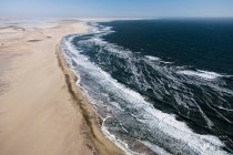 Vista della costa desertica — Foto stock