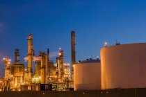 Raffineria di gas e petrolio a Montreal — Foto stock