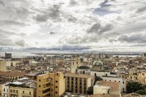 Vista ad angolo alto di Cagliari, Sardegna, Italia — Foto stock