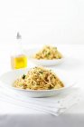 Spaghetti with cauliflower and parsley — Stock Photo