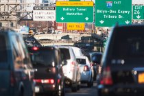 Congestione del traffico New York, Stati Uniti — Foto stock
