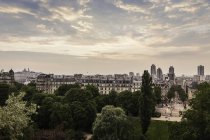 View from Parc des Buttes-Chaumont, Paris, France — Stock Photo