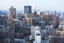 Paysage urbain du côté est, Manhattan, New York, États-Unis — Photo de stock