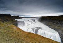 Gullfoss Wasserfall, hvita Fluss — Stockfoto