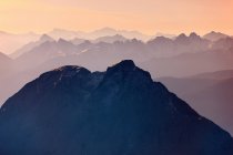 Vue panoramique du mont Zugspitze, Bavière, Allemagne — Photo de stock