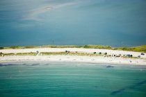 Touristes sur la plage, Newport County, Rhode Island, États-Unis — Photo de stock