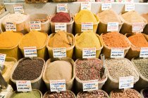 Different colored Spices — Stock Photo