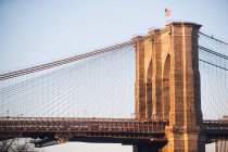 Pont de brooklyn à New York — Photo de stock