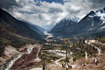 Région himalayenne de Kanchenjunga — Photo de stock
