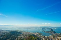 Vista sobre Río de Janeiro y Bahía de Guanabara - foto de stock