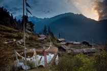Región de Kanchenjunga del Himalaya - foto de stock