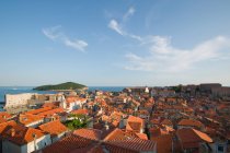 Dubrovnik old town roofs — Stock Photo