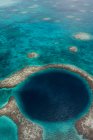 Trou bleu de Belize — Photo de stock