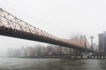 Мост Куинсборо в Нью-Йорке — стоковое фото