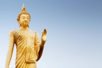 Vista de la figura de Buda de pie en Tailandia - foto de stock